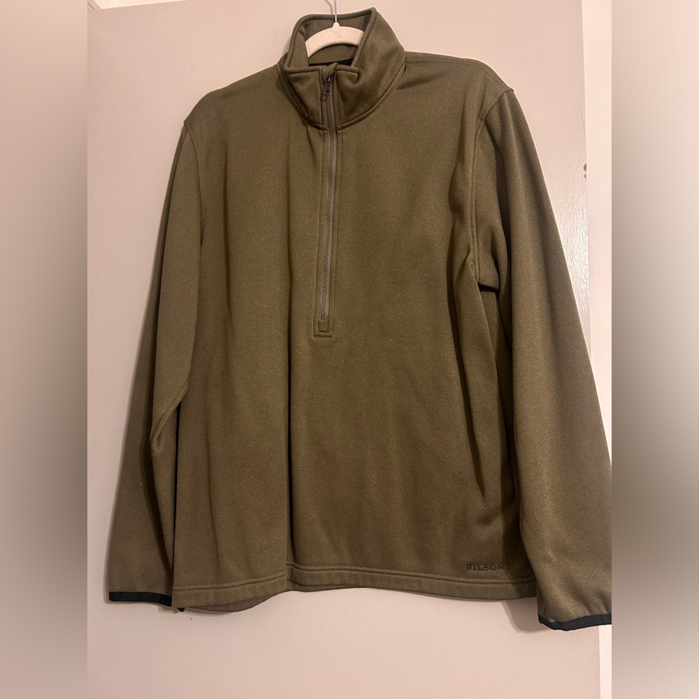 Filson 3/4 zip, size medium